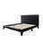 Mid-Century Modern Platform Bed Frame with Headboard, Solid Rubberwood Slat Support, No Box Spring Needed-662199217-662199229