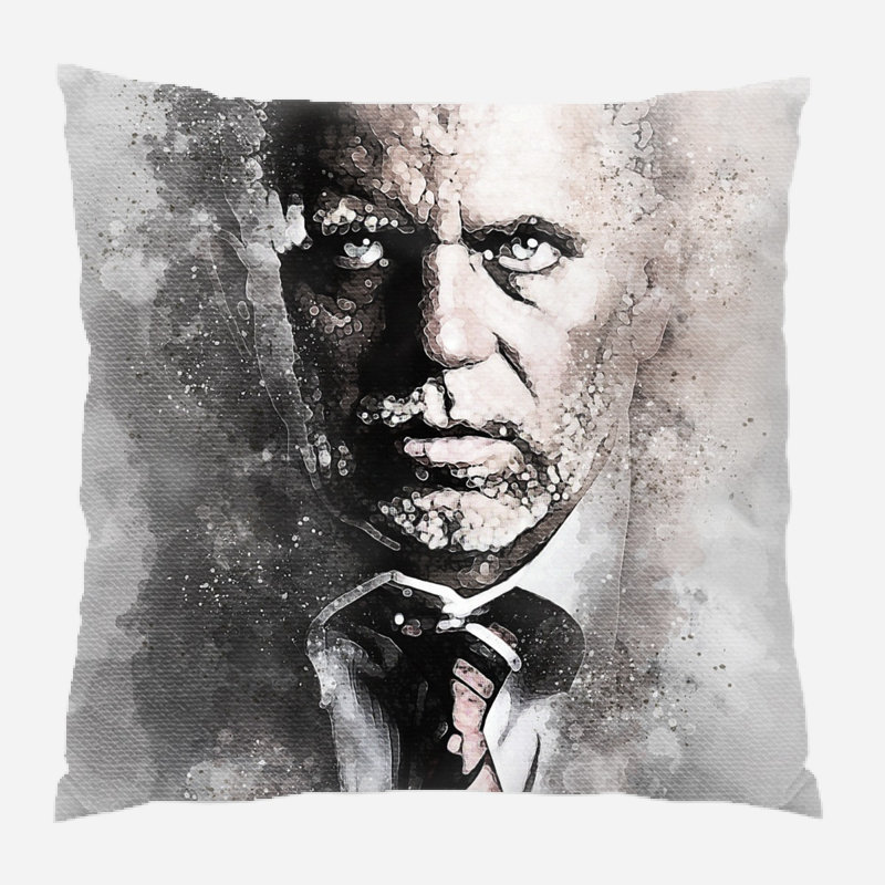 Coussin Pharr, Micro suède, Intérieur