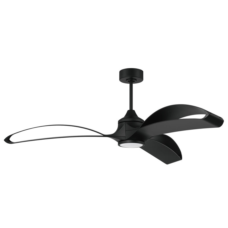 60'' Ceiling Fan with LED Lights, Painted Nickel