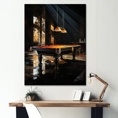 Hoebbel " Billard Shadows In Motion II "
