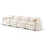 Canapé modulaire 4 places Jed, beige-131402881-131402882