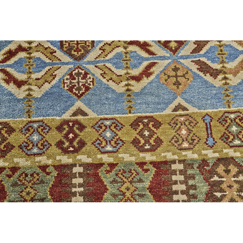 Wool Southwestern Indoor Rug, Rectangle 2' x 3'
