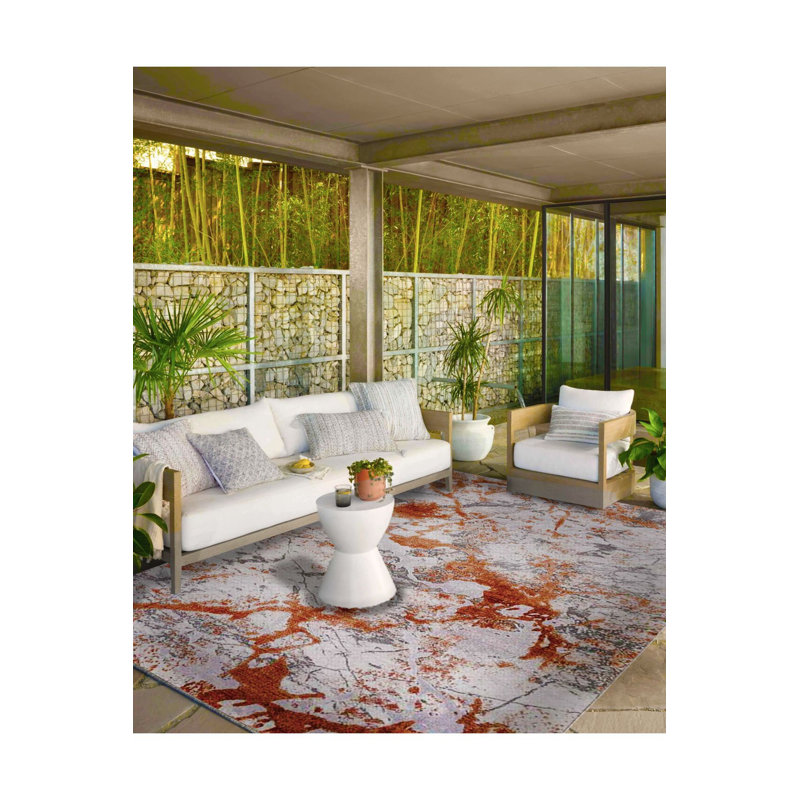 Tapis décoratif doux Marble, Sous-tapis rectangulaire 4 pi 7 po x 6 pi 7 po inc