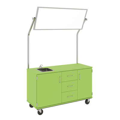 Stevens ID Systems 59'' L x 24'' W Rectangle Laminate Instructor's Desk