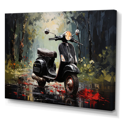 Scooter Adventures I sur impression sur toile