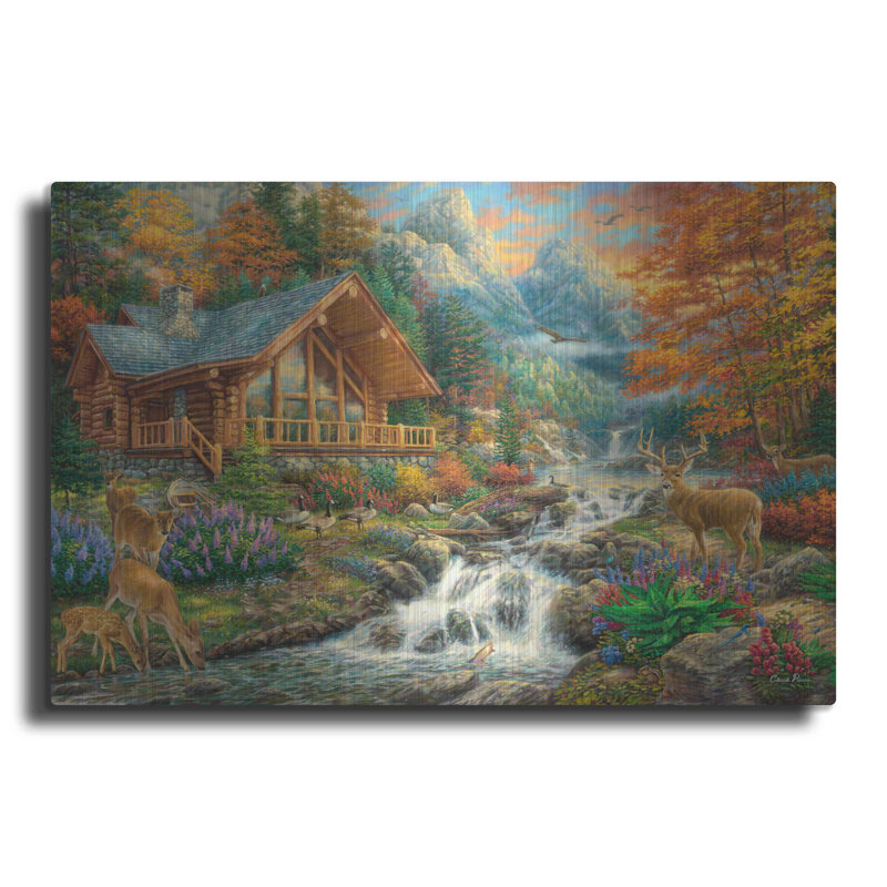 «Alpine Serenity» par Chuck Pinson, H 16 po x l 24 po