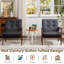 Fauteuil d'appoint 26 po en bois (ensemble de 2)