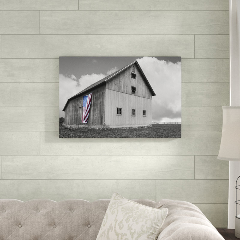 Flags of Our Farmers XVI by James McLoughlin - Photograph Print, 51cm H x 76cm W, Wrapped Canvas