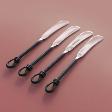 Shirleyan Design Burnt Black Pastry Fork 4 PCS. Set 17 Stories