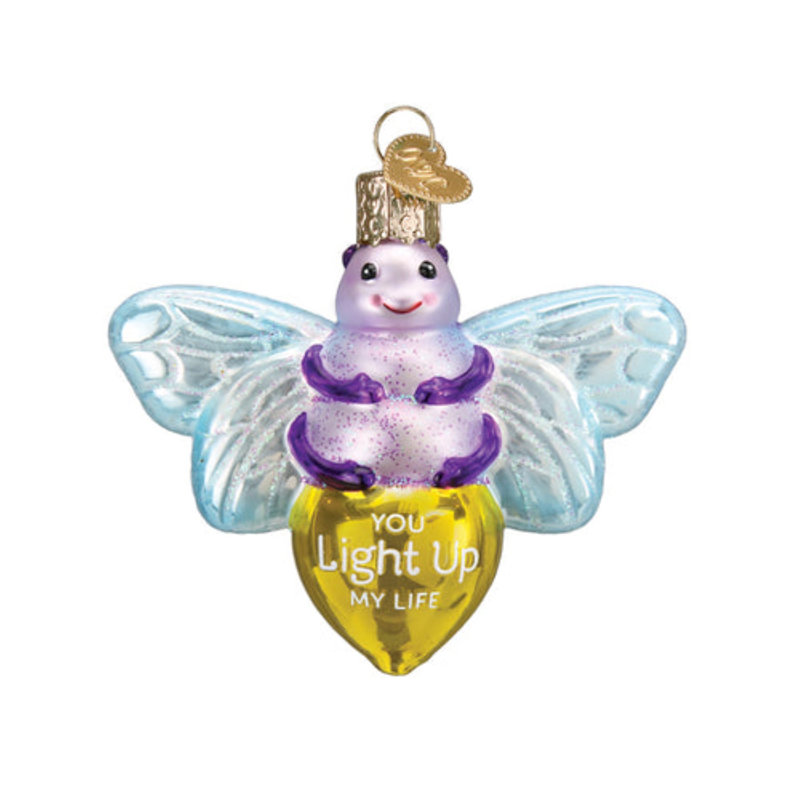 Old World Christmas Blown Glass Ornament for Christmas Tree, You Light up My Life