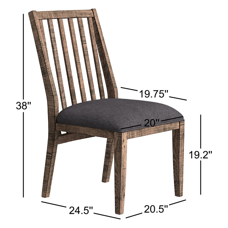 Elez 19.2'' H Linen Upholstered Side Chair