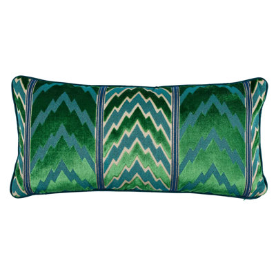 Schumacher x Timothy Corrigan Florentine Velvet Pillow