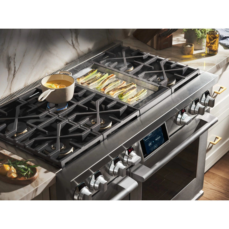 48" Dual-Fuel Pro Range with Built-In Sous Vide