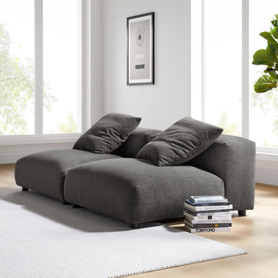 Canapé modulaire en tissu 2 pièces Solace