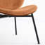Siège orange de style moderne Mid-Century par Joanna - Coque en bois massif Sw1871og-121274512