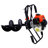 Post Hole Digger 2.7 HP 63 CC Steel 1 Piece Black with Drill Bits Set Gas-Powered 2-Stroke Auger