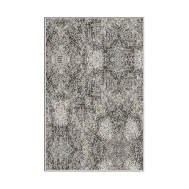 Antibacterial Hall Carpet (2.6 x 6.6 Ft) | 100% Polyester, 0.4 in Pile Height | Non-Slip PVC Dot Underside, Machine Washable | 3D Digital Printing, Durable & Stylish for Entryways, Living Rooms & More