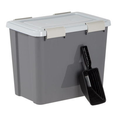 IRIS 30 lb Boîte hermétique pour animaux de compagnie