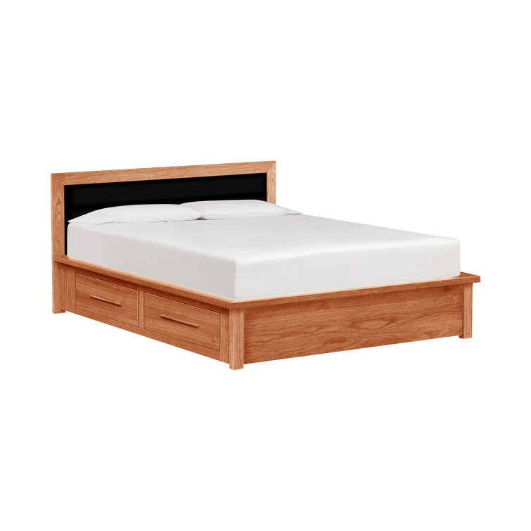 Lit plateforme tapissier avec rangement Moduluxe