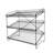 Poillucci 24" W X 14.9" D X 23.2" H 3-Open-Shelf Wire Rack for Countertop Chips Snack Book Display Organizer-61704732