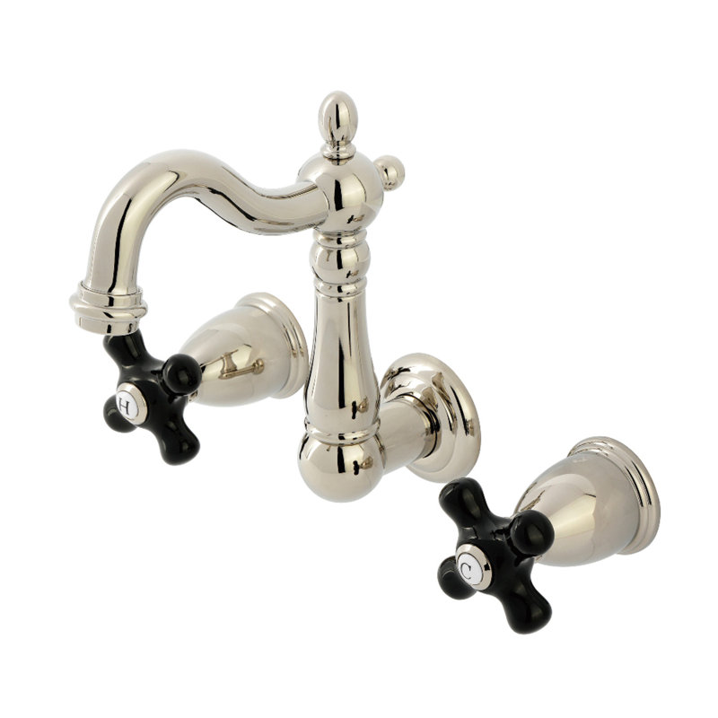 Robinet de salle de bain avec drain Duchess, Nickel poli