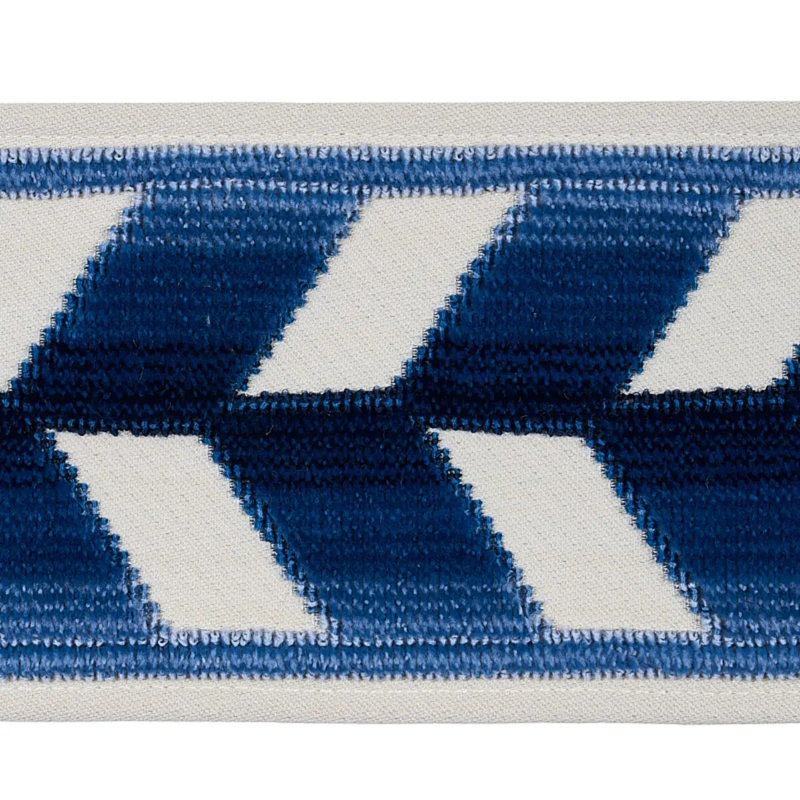 Ruban de velours à chevrons, Lapis