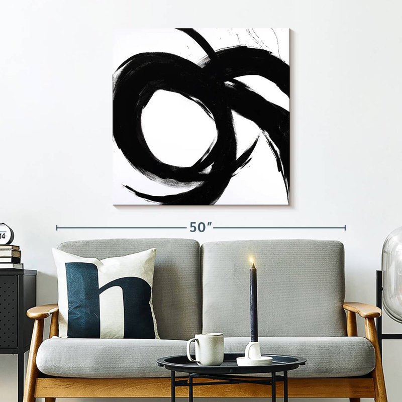 Circular Strokes II, 30" H x 30" W