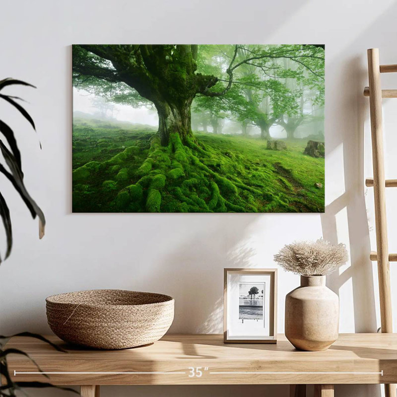 Arbre moussu Harnek, H 16 po x l 24 po
