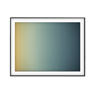 Blue Sunset Print by Francis Augustine
