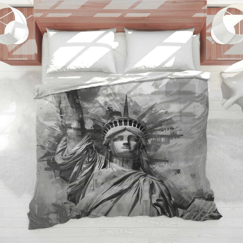 Édredon Statue of Liberty Illustration, Simple extra long