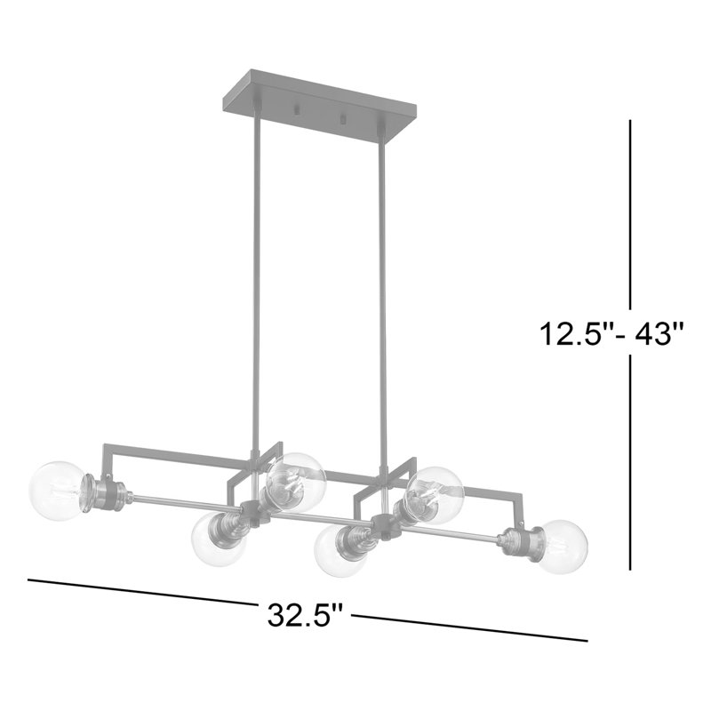 Tommie 6 - Light Kitchen Island Pendant