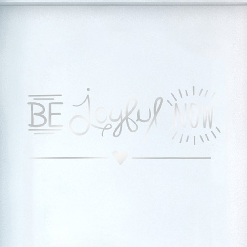 Non-Wall Damaging Wall Decal, Shiny Silver