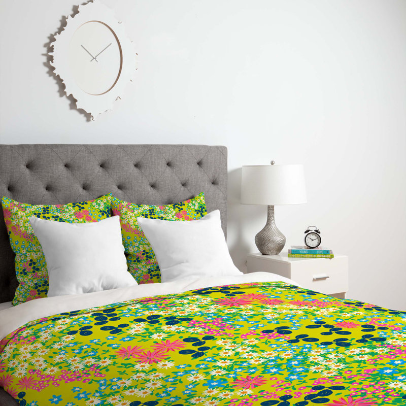 Collection de housse de couette floral contemporaine bouck