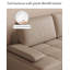 Canapé ajustable en cuir Minimalist Modern-1742240512