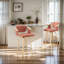 Tabouret de comptoir pivotant 25,78 po Tonnya-1133410747-1116411962