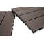 Carreaux de terrasse à emboîter bricolage - Revêtement de sol extérieur et intérieur imperméable pour patio-123428318