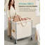 Panier à linge avec roulettes, 47,5 gallons (180 L), doublure amovible