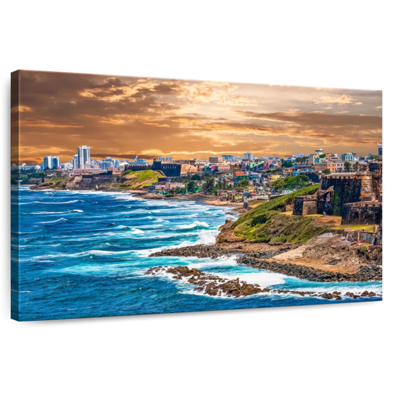 Nicci Puerto Rico Coast, 20" H x 30" W