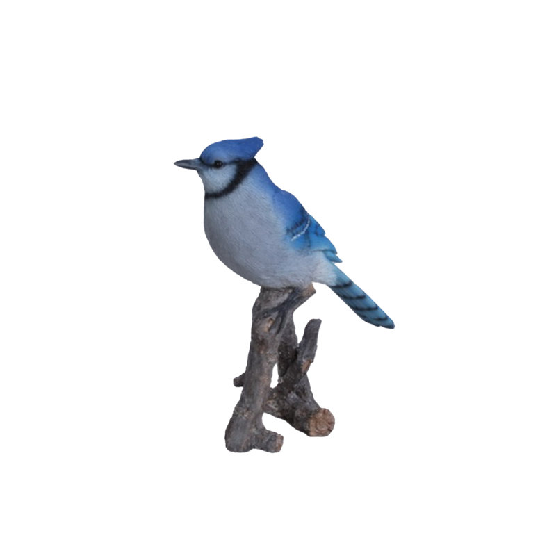 Statue geai sur une branche