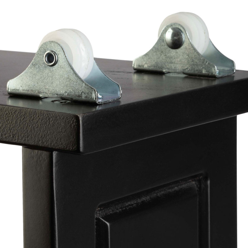 Chariot de rangement roulant à 3 niveaux Lavish Home, noir, Noir