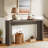 55" Farmhouse Console Table, Narrow Wooden Sofa Table For Entryway, Hallway, Living Room, Foyer-409027076