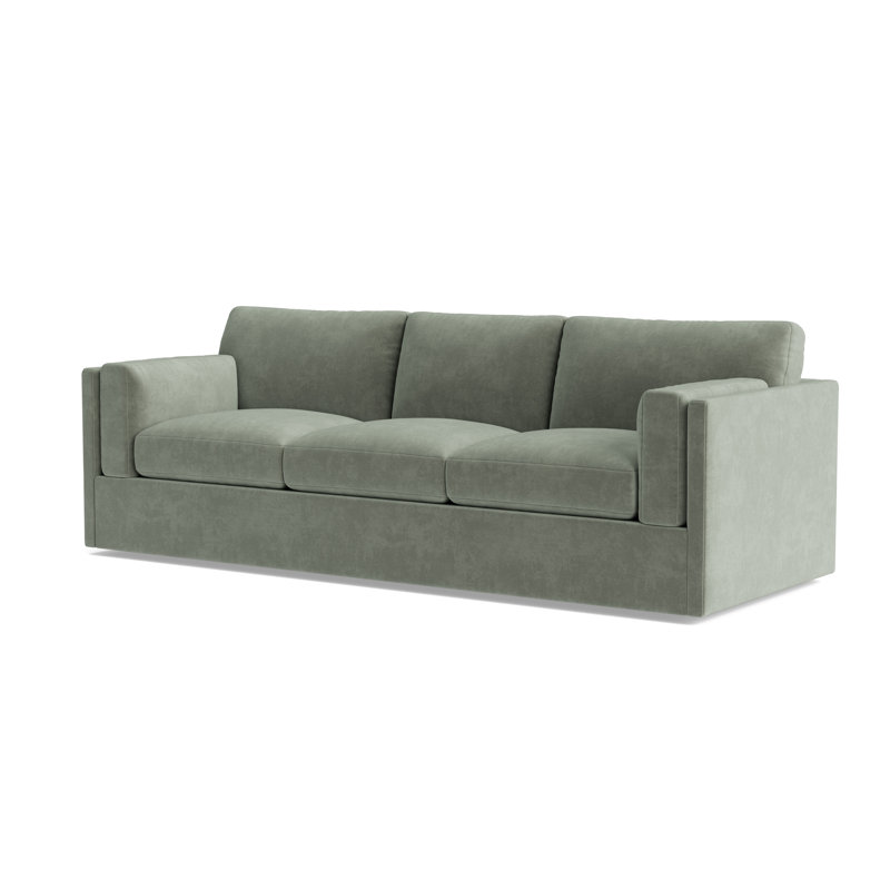 Fairfax Sofa (95"), Velvet - Sage