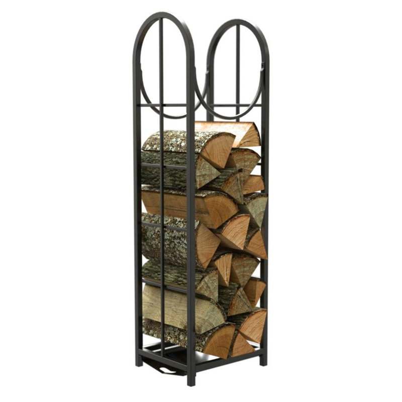 33cm W Metal Log Rack
