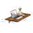 Litsa Solid Wood Base Floating Desk-1738005066