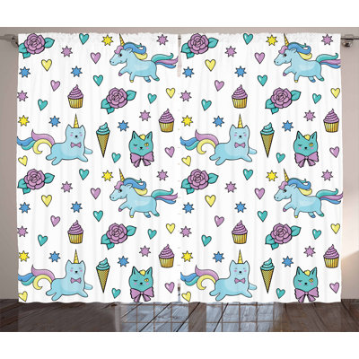 Laylaa Semi Sheer Curtain Pair