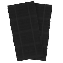 All-Clad, Kitchen, Allclad Absorbent Combed Cotton 5piece Kitchen Towel  Set Whiteblack