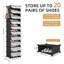 20 Pair Stackable Shoe Storage Cabinet-192708549
