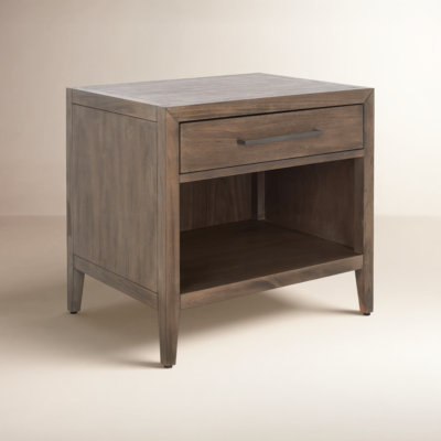 Pama 1-Drawer Mahogany Nightstand