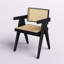 Eveleth Rattan Dining Chair with Solid Wood Frame-1713555375