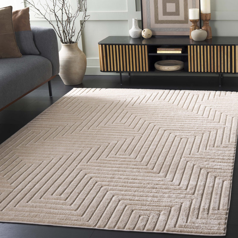 Lauralei Performance Solid Color Rug, Rectangle 5'3" x 7'6"